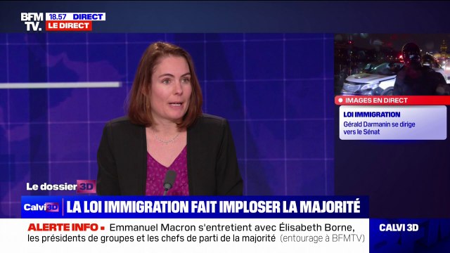 Projet de loi immigration: On a une expression de certains ministres au gouvernement et de certains collègues députés, je les respecte , affirme Olga Givernet (Renaissance)