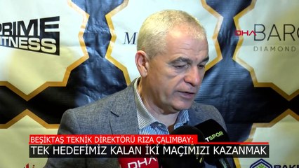 Rıza Çalımbay'dan açıklama: Hedefimiz iki maçtan da galibiyetle ayrılmak