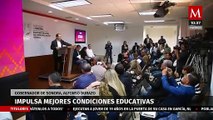 Gobernador de Sonora reporta impulso educativo; señala mejoras educativas