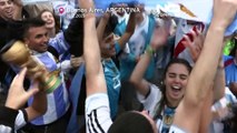 شاهد: الأرجنتين تحتفل بالذكرى الأولى لسحبها لقب كأس العالم من تحت أقدام منتخب 