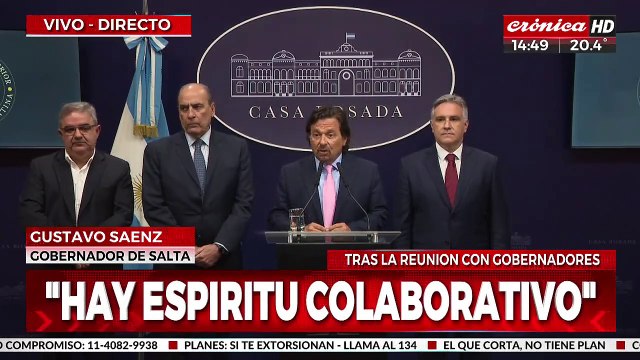 Guillermo Francos, Ministro del Interior: Se acordó conversar sobre el tratamiento de la ley