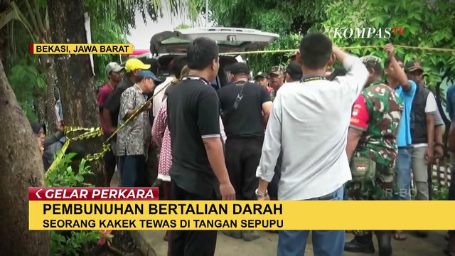 Kronologi dan Motif Kasus Pembunuhan Kakek oleh Sepupu di Bekasi: Sakit Hati Dinasihati