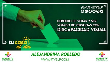 Derecho de votar y ser votado de personas con discapacidad visual