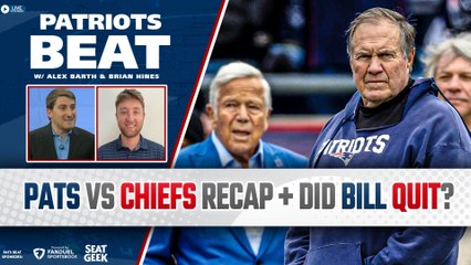 Télécharger la video: LIVE Patriots Beat: Chiefs Recap + Did Bill Belichick quit on his team?