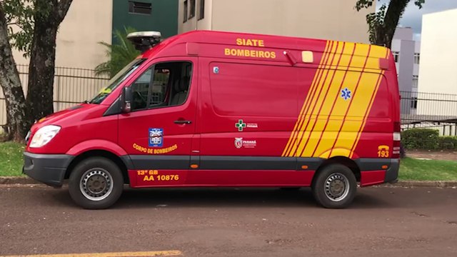 Siate é mobilizado para atender pessoa ferida na rua Natal