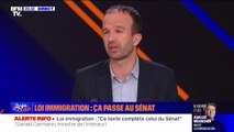 Pour Manuel Bompard (LFI), le vote du projet de loi immigration serait 