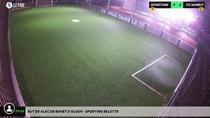 But de Alec de Bonet d'Oléon - SPORTING BELETTE