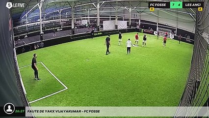 Faute de Yakx Vijayakumar - FC FOSSE