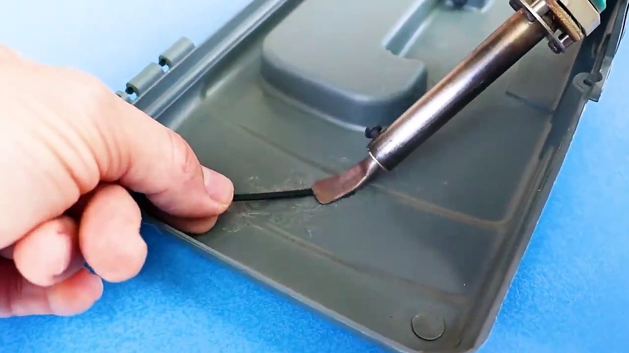 Plastic Welding Method with steel wool. Easy way to repair broken plastics!