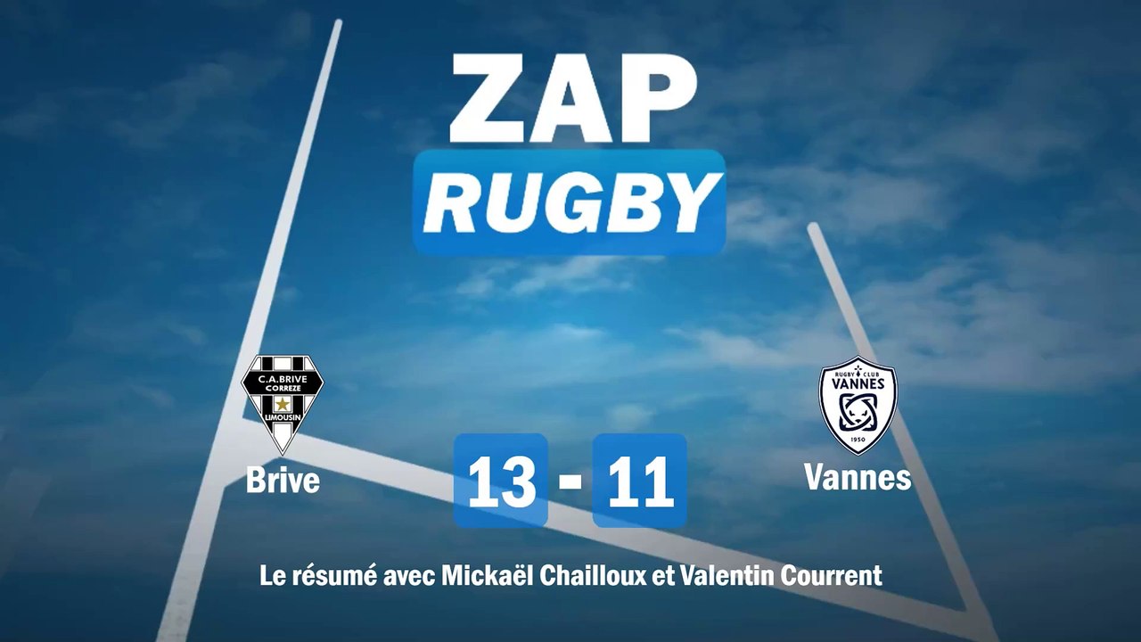 Le résumé de Brive-Vannes (13-11) sur France Bleu Limousin