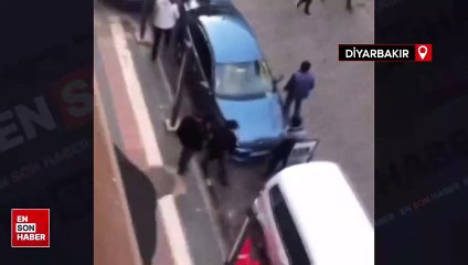 Diyarbakır’da tartıştığı kardeşine satır ve bıçakla saldırdı