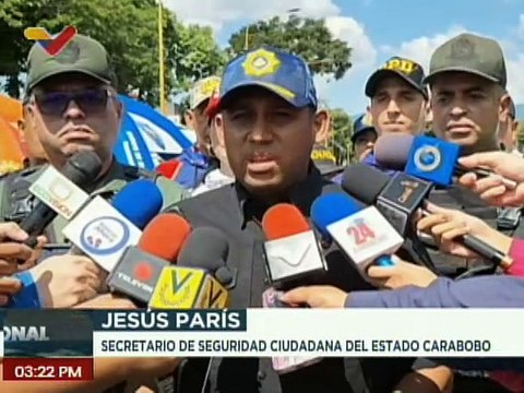 Más de 5 mil funcionarios son desplegados en el edo. Carabobo para garantizar unas navidades seguras