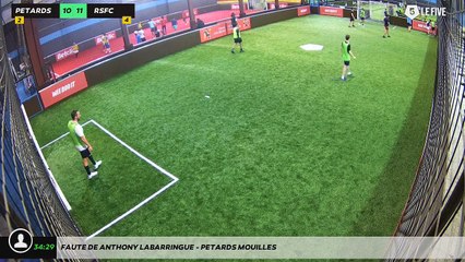Faute de Anthony Labarringue - PETARDS MOUILLES