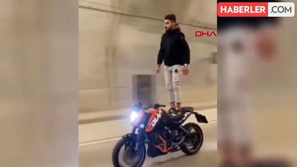 İstanbul Üsküdar'da Tehlikeli Motosiklet Sürücüsüne 10 Bin 449 TL Cezai İşlem