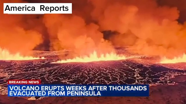 Iceland volcano erupts weeks after thousands were evacuated