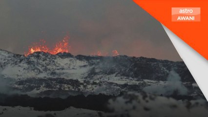 Gunung berapi meletus di Iceland, lapangan terbang kekal beroperasi