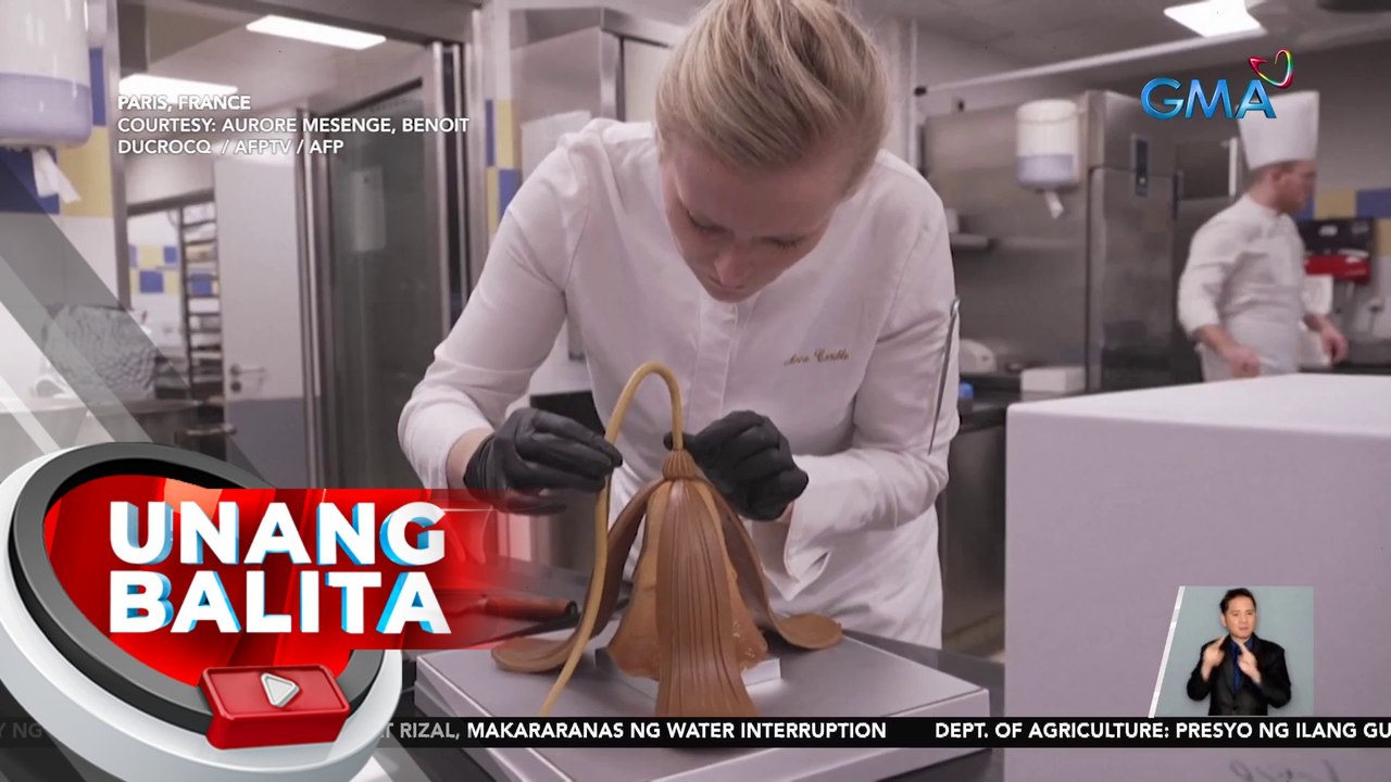 World-class Christmas pastries, obra ng tatlong pastry chef ng top hotels sa Paris | UB