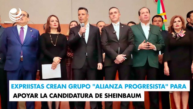Expriistas crean grupo Alianza Progresista para apoyar la candidatura de Sheinbaum