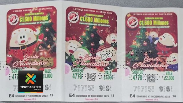 tn7-Josefina es la persona que más ha ganado con Gordo Navideño al pegar ₡200 millones-191223