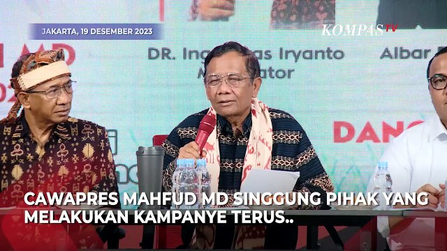 Cawapres Mahfud MD Sindir Pejabat Keliling Daerah di Masa Kampanye: Kapan Ngantornya?