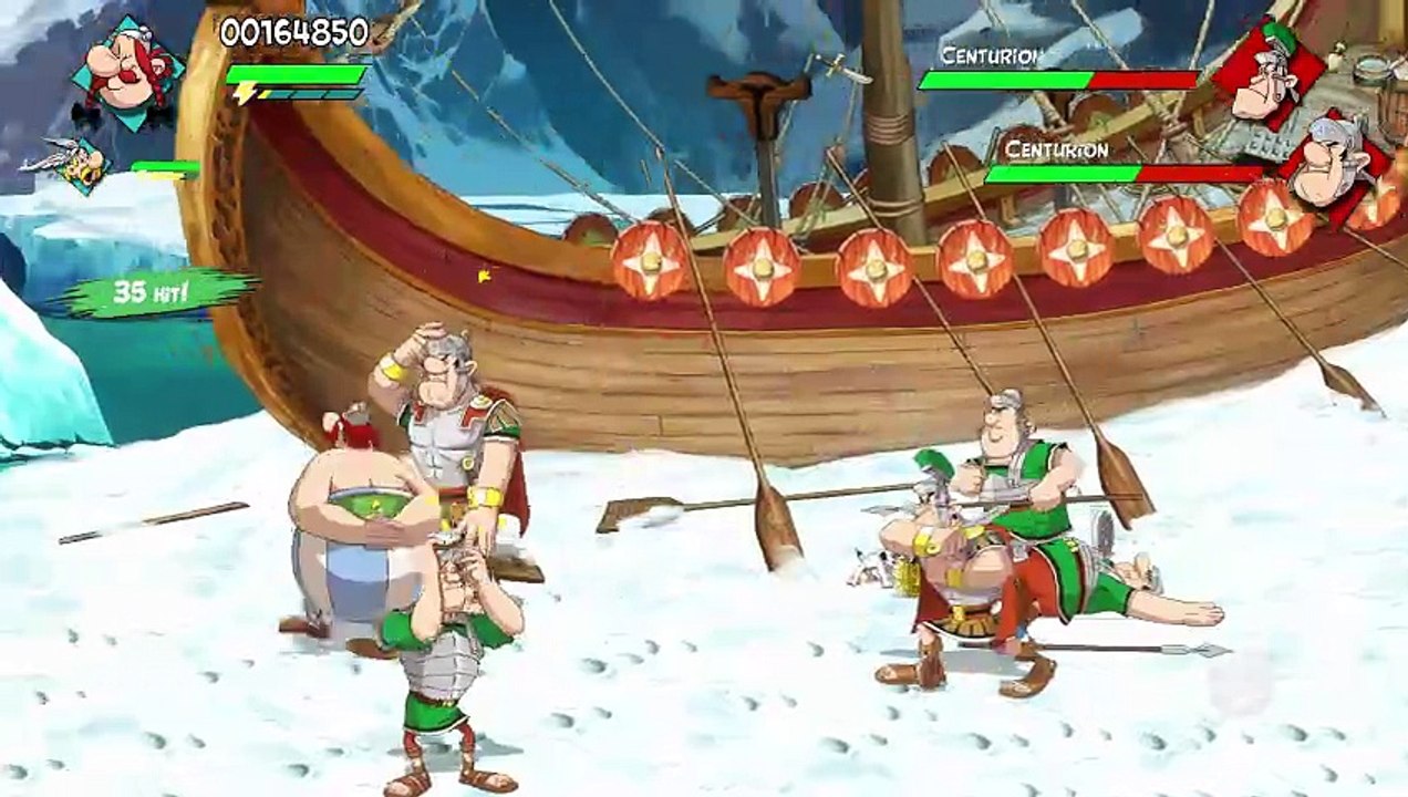 ASTERIX & OBELIX SLAP THEM ALL 2 - Centurions 6 & 7 Boss Fight [4K 60FPS]