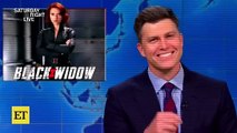 SNL_ Colin Jost Tricked Into ROASTING Scarlett Johansson's Movies