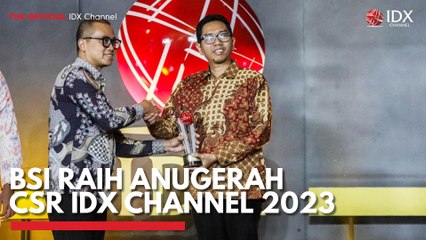 BSI Raih Anugerah CSR IDX Channel 2023