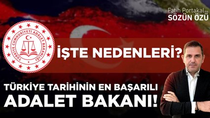TÜRKİYE TARİHİNİN EN BAŞARILI ADALET BAKANI! İŞTE NEDENLERİ?