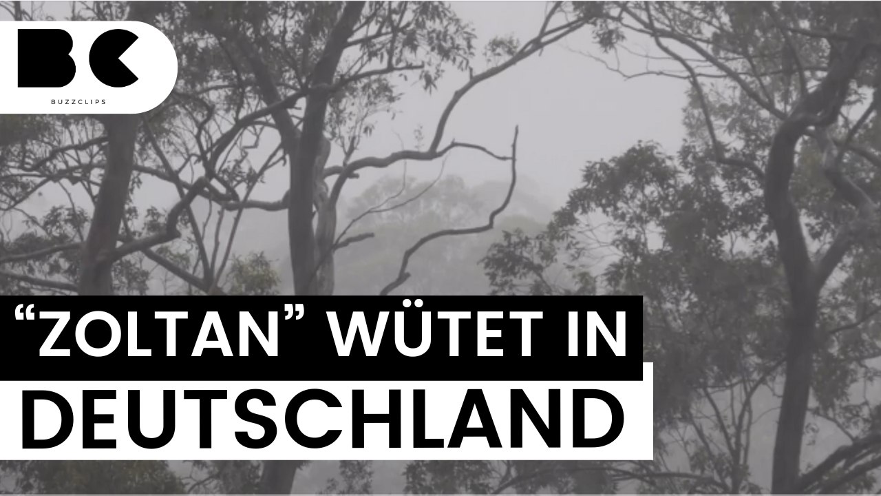Sturmtief 'Zoltan' fegt über Deutschland: Hamburg überflutet