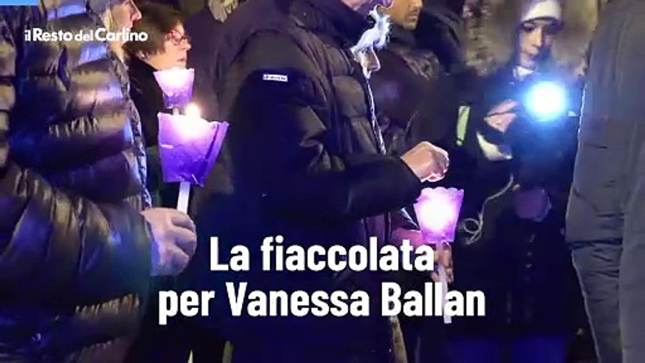 Il video della fiaccolata per Vanessa Ballan