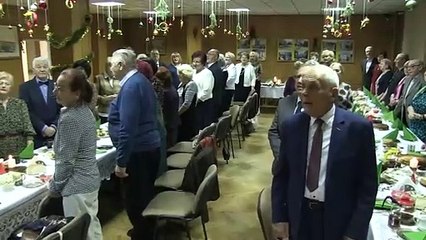Wigilia w Klubie Seniora "Raj" w Łukowie
