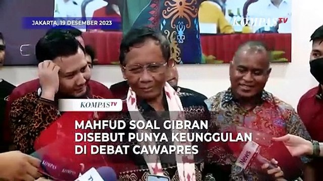 Cawapres Mahfud MD Siap Hadapi Gibran Rakabuming di Debat Cawapres Perdana