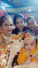 VIDEO: पालने में कृष्ण-कन्हैया, महिलाओं ने मनाई खुशियां