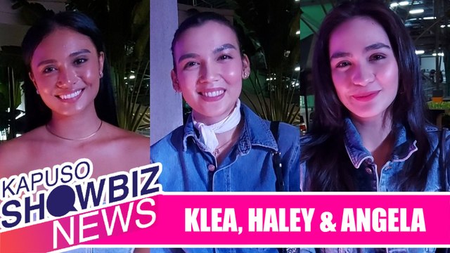 Kapuso Showbiz News: Would Klea, Haley, and Angela rather give or receive gifts this Christmas?