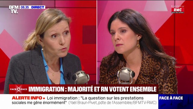 Loi immigration: La question des prestations sociales me gêne terriblement , affirme Yaël Braun-Pivet