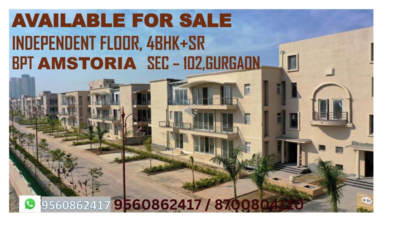 BPTP AMSTORIA, Country Floor, Sector 102, Dwarka Expressway, Gurgaon (1)
