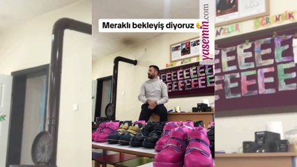 İsmail öğretmen gönülleri fethetti! Okula gelirken öğrencilerinin ayakları ıslanıyor diye...