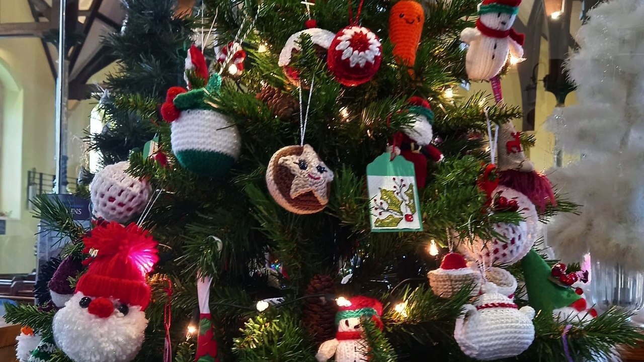 St Johns Church Tenby Christmas Tree Festival