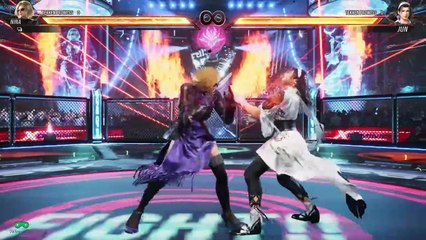 Nina vs Jun Tekken 8 Gameplay 4K