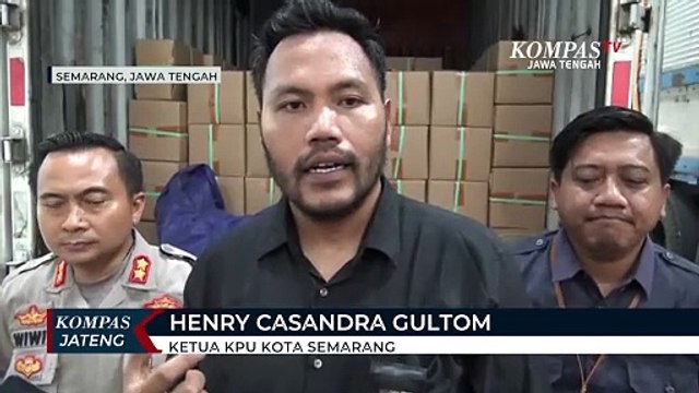 KPU dan Polrestabes Semarang Cek Logistik Surat Suara