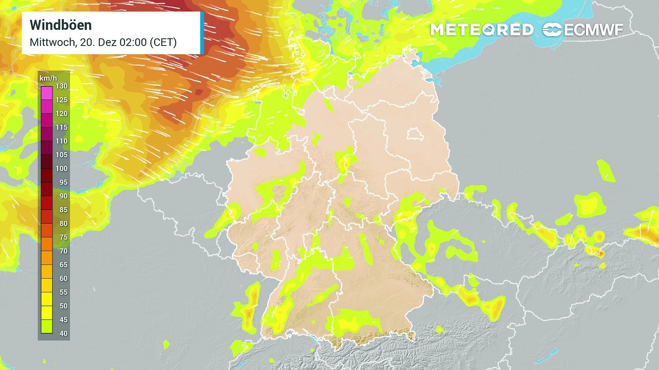 Stürmböen und milde Temperaturen! Die Westwetterlage bleibt Deutschland erhalten!