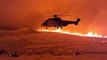 Watch: Helicopter flies over erupting Iceland volcano as lava flows from fissures