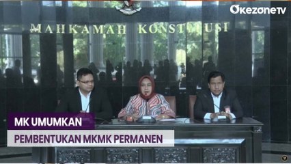 Скачать видео: Mahkamah Konstitusi Umumkan Pembentukan MKMK Permanen