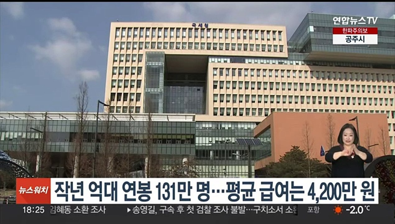 작년 억대 연봉 131만명…평균 급여는 4,200만원