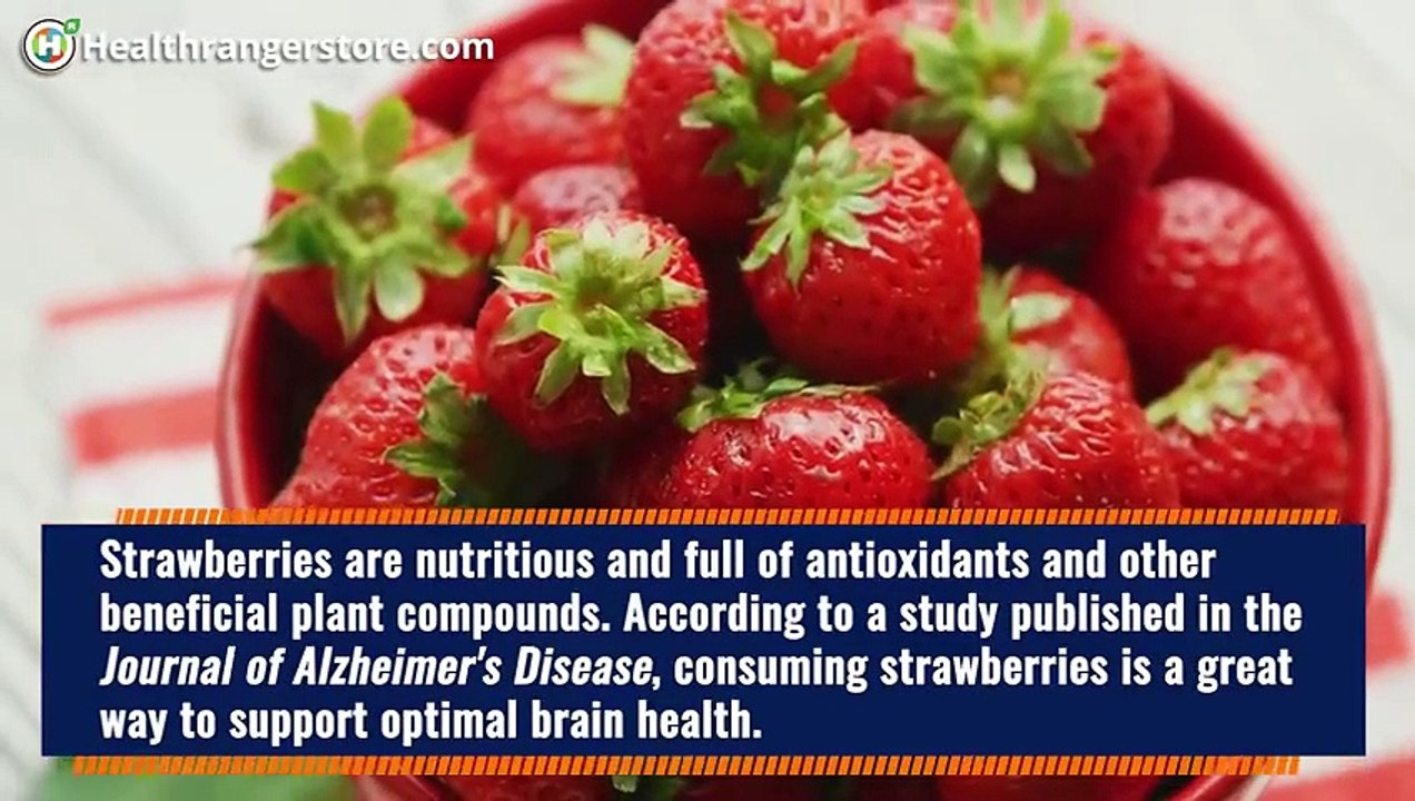 SUPPORT OPTIMAL BRAIN HEALTH WITH ORGANIC STRAWBERRIES