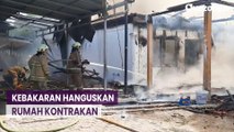 Kebakaran Hanguskan Sejumlah Rumah Kontrakan di Duren Sawit, Jakarta Timur