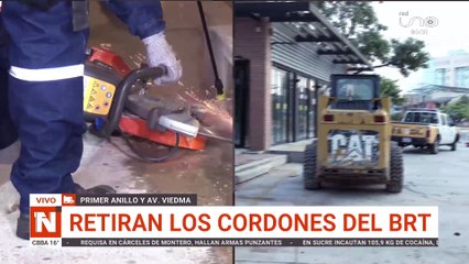 Inician retiro del BRT en el primer Anillo