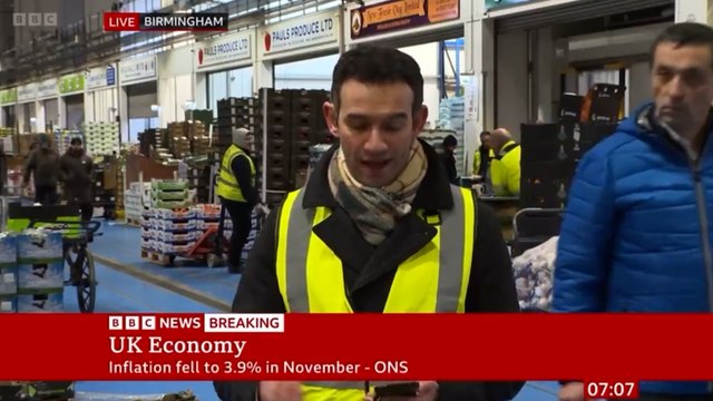 BBC presenter interrupted during live broadcast