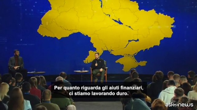 Ucraina, Zelensky: Paesi Ue e Usa proseguiranno aiuti finanziari