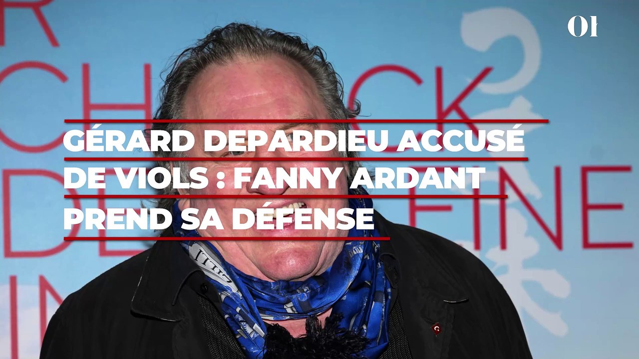 Gérard Depardieu accusé de viols : Fanny Ardant prend sa défense et dénonce une "mise à mort"